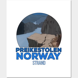 Preikestolen Strand Norway Posters and Art